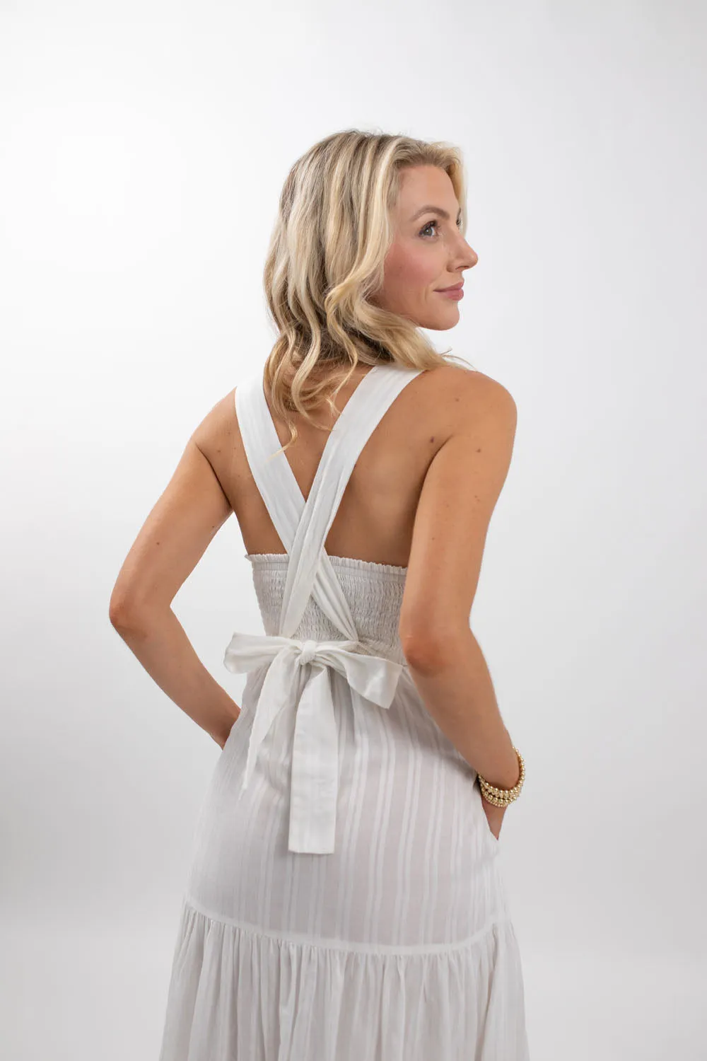 Stella Maxi Dress - White