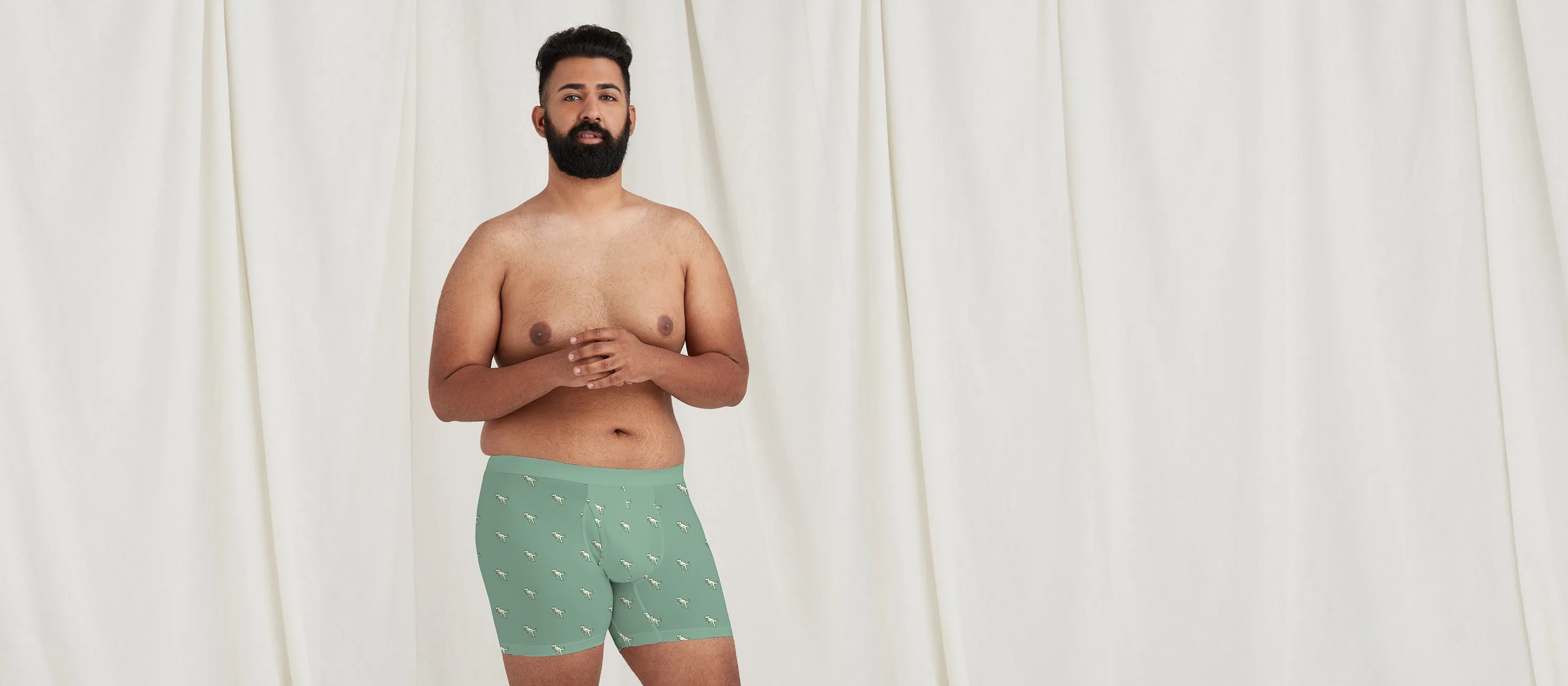 Stretch Cotton Boxer Brief w/ Fly | T-Rex