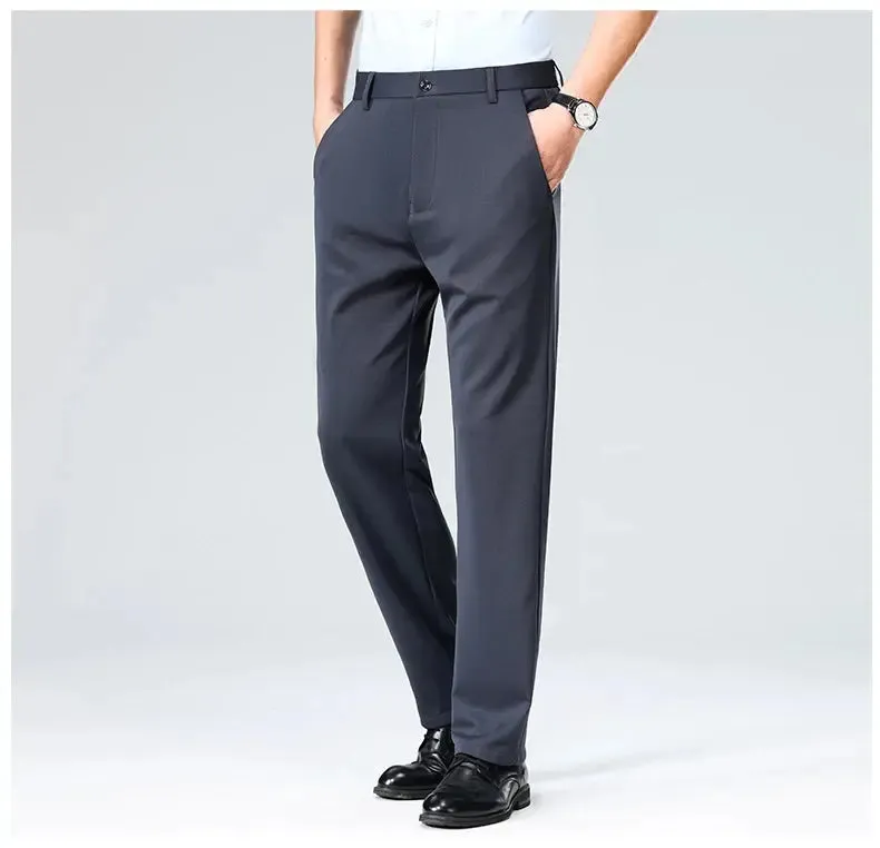 Summer Autumn Thin Trousers Men Formal Dress Suit Pants Work