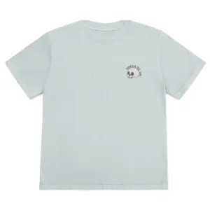 SunDiego Death Palm Box Tee - Vintage Light Blue