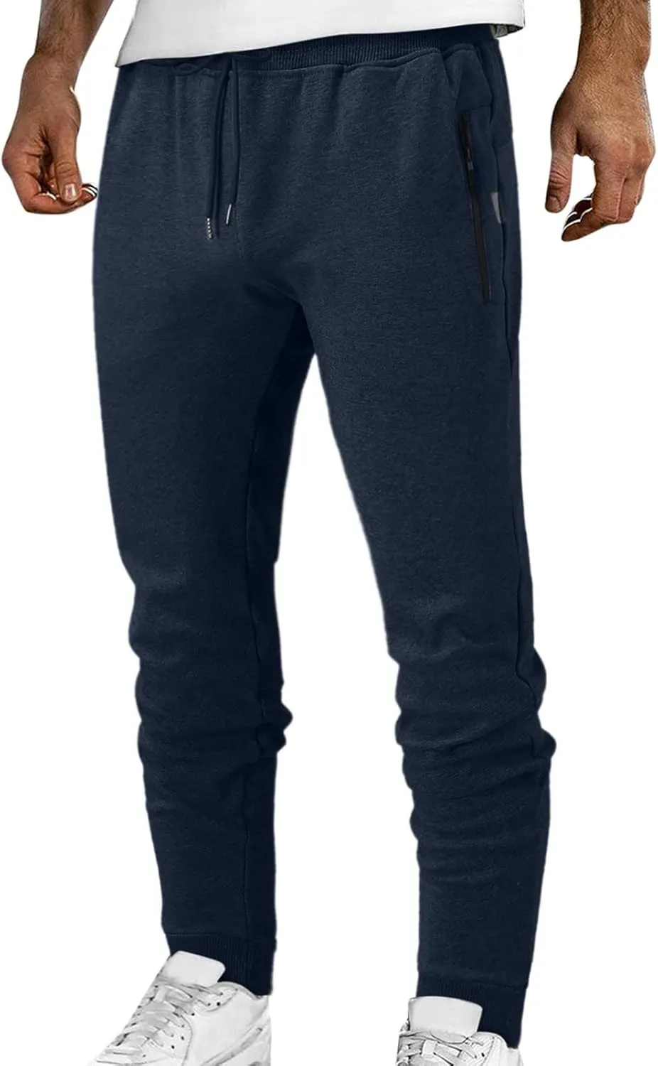 Sweatpants for Men,Mens Joggers Sweatpants Mens Athletic Jogger Pants Slim Fit Drawstring Trousers with Pockets