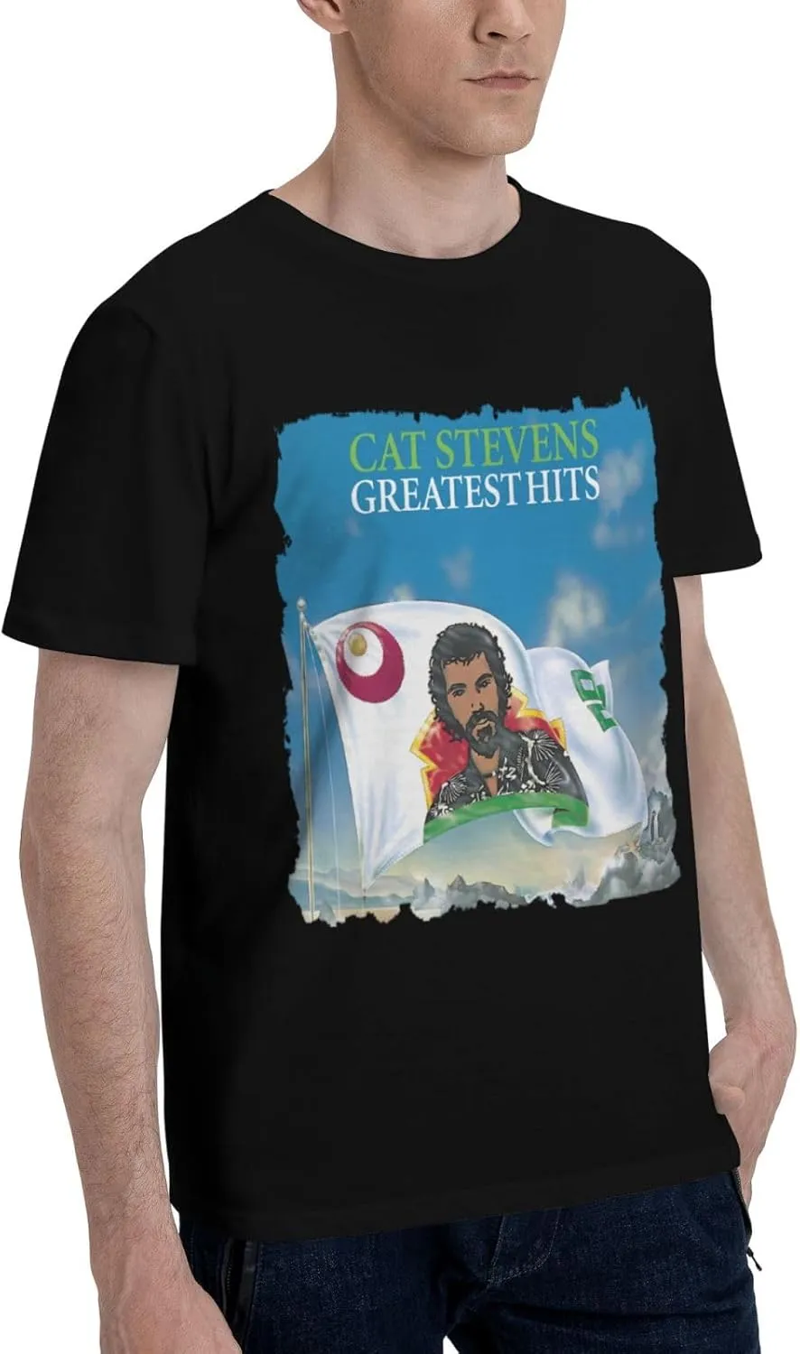 T Shirt Summer Cotton Tee Man's Crew Neck Short Sleeve Shirts