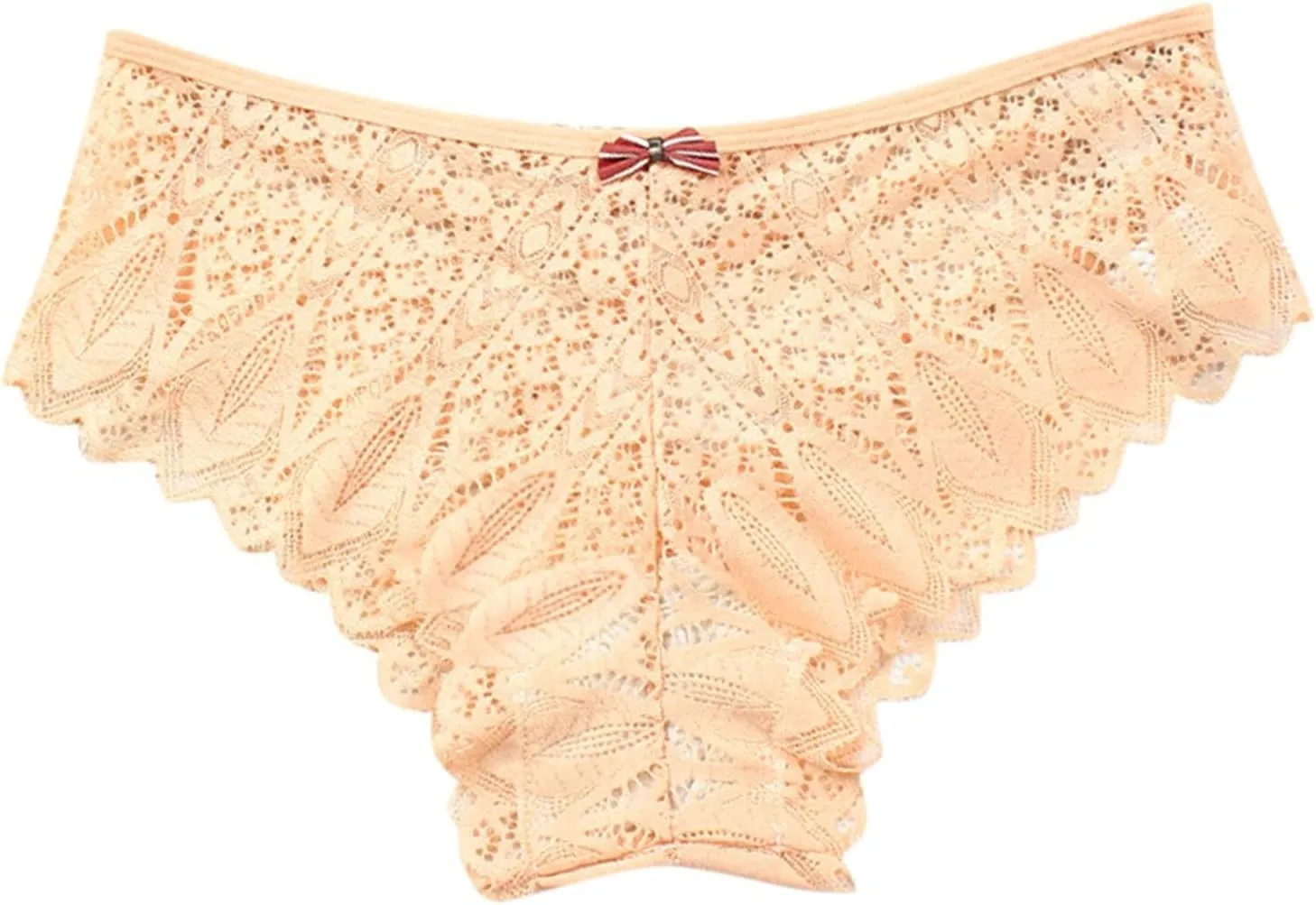 TANGNADE 4 Pack Womens Lace Underwear Seamless No Show Bikini Panties High Waist Seamless Underwear Lace