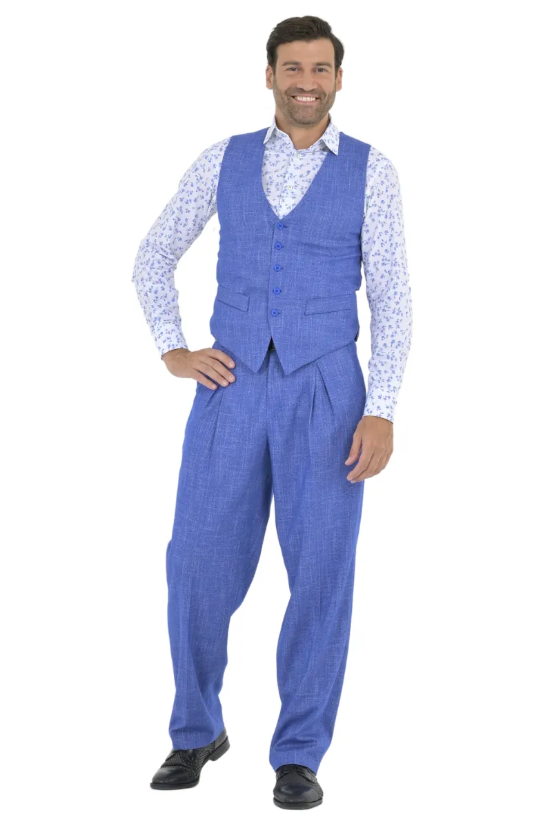 Tango Pants With Front And Back Pleat