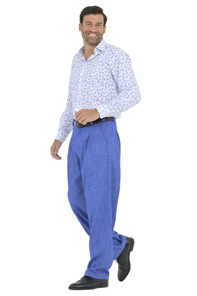 Tango Pants With Front And Back Pleat