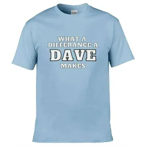 Teemarkable! What A Difference a Dave Makes T-Shirt