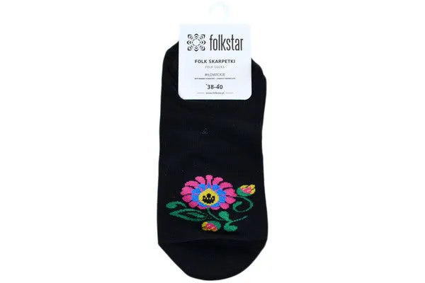 Textile Socks Size 7-9 Folk