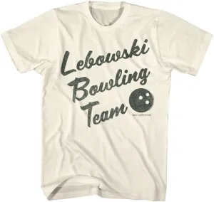 The Big Lebowski T Shirt Bowling Team Mens Short Sleeve T Shirts 90s Comedy Movie Vintage Style Tees