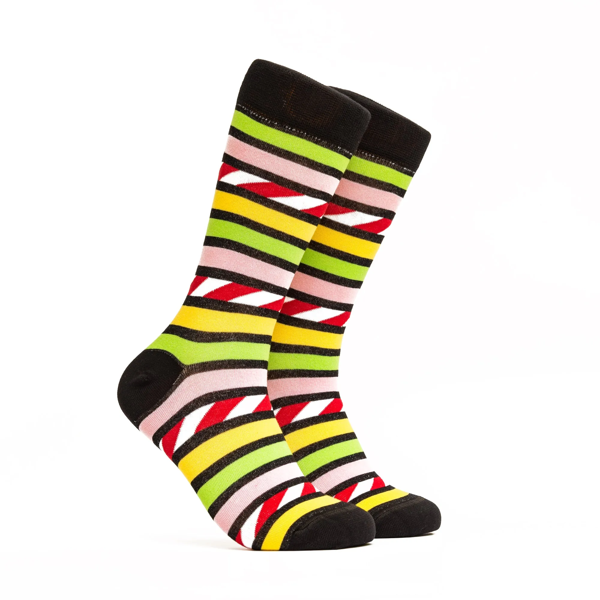 The Figures 2 Combo - Colors Black, Blue, Green, Red - 4 Pairs