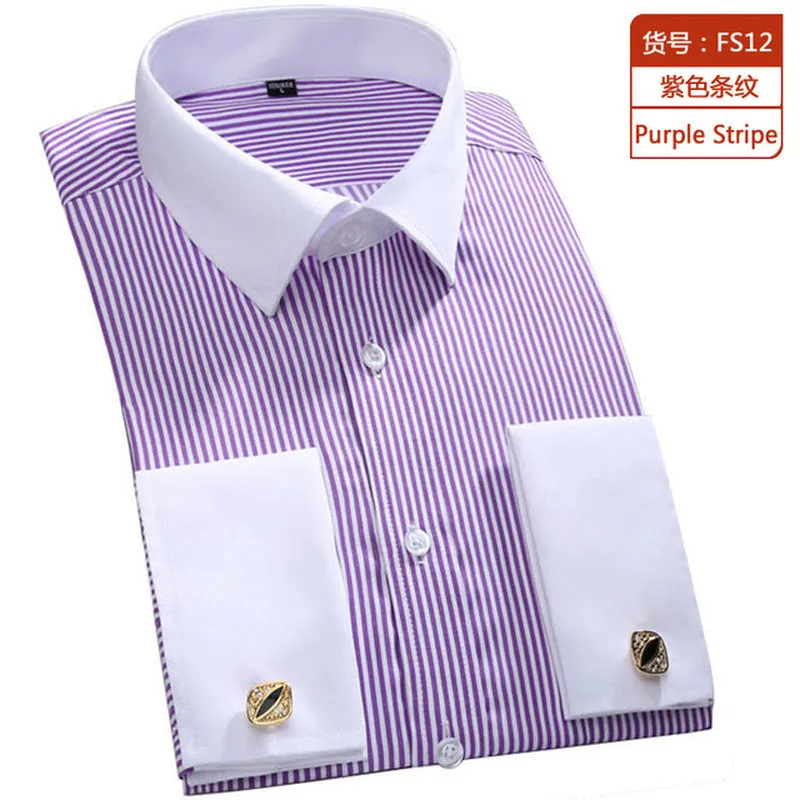 The Manzo Long Sleeve Formal Business Buttons Shirts