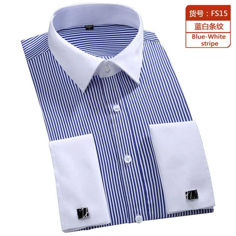 The Manzo Long Sleeve Formal Business Buttons Shirts