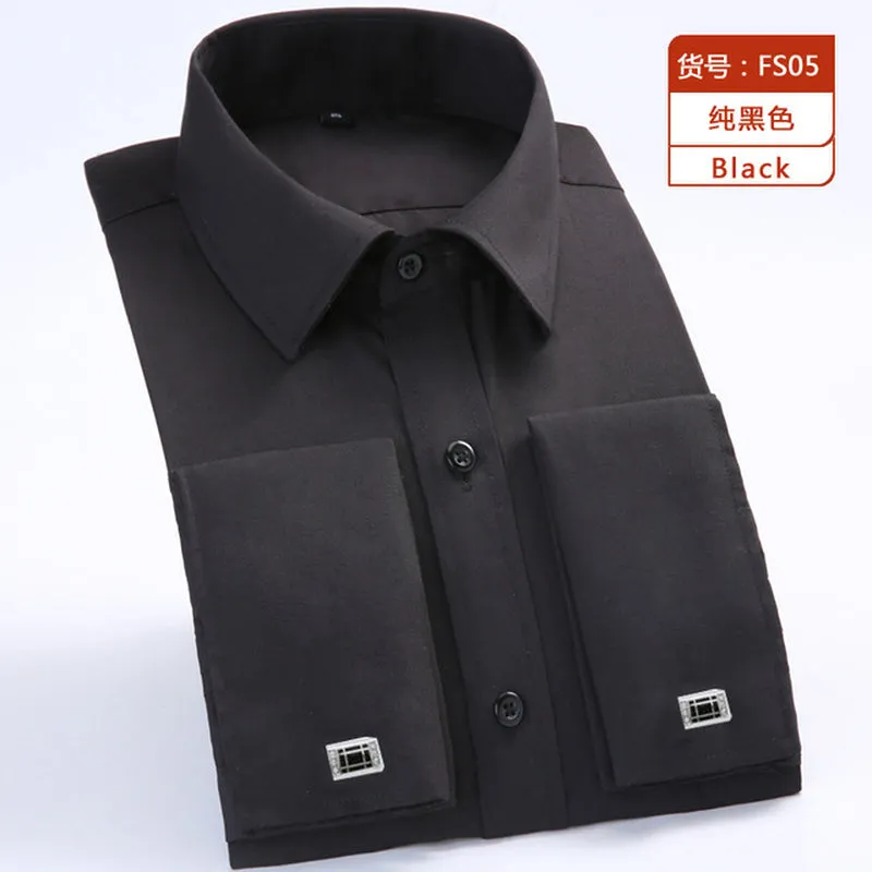 The Manzo Long Sleeve Formal Business Buttons Shirts