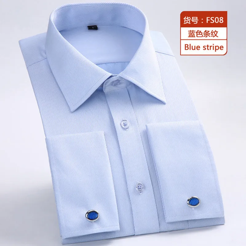 The Manzo Long Sleeve Formal Business Buttons Shirts