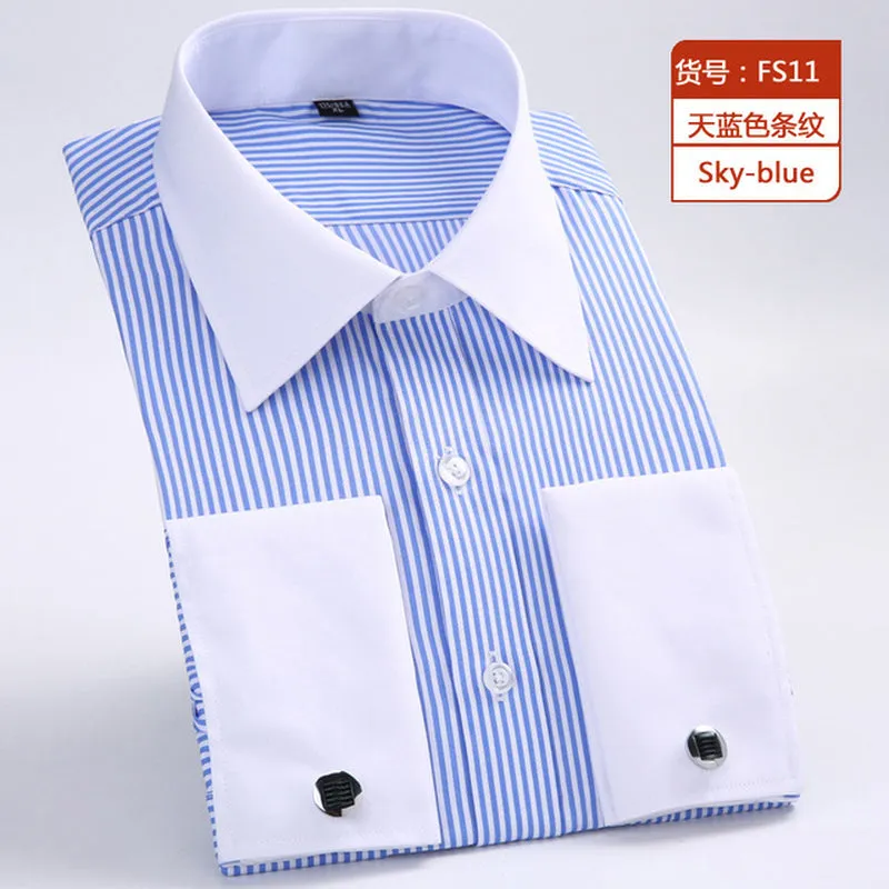 The Manzo Long Sleeve Formal Business Buttons Shirts