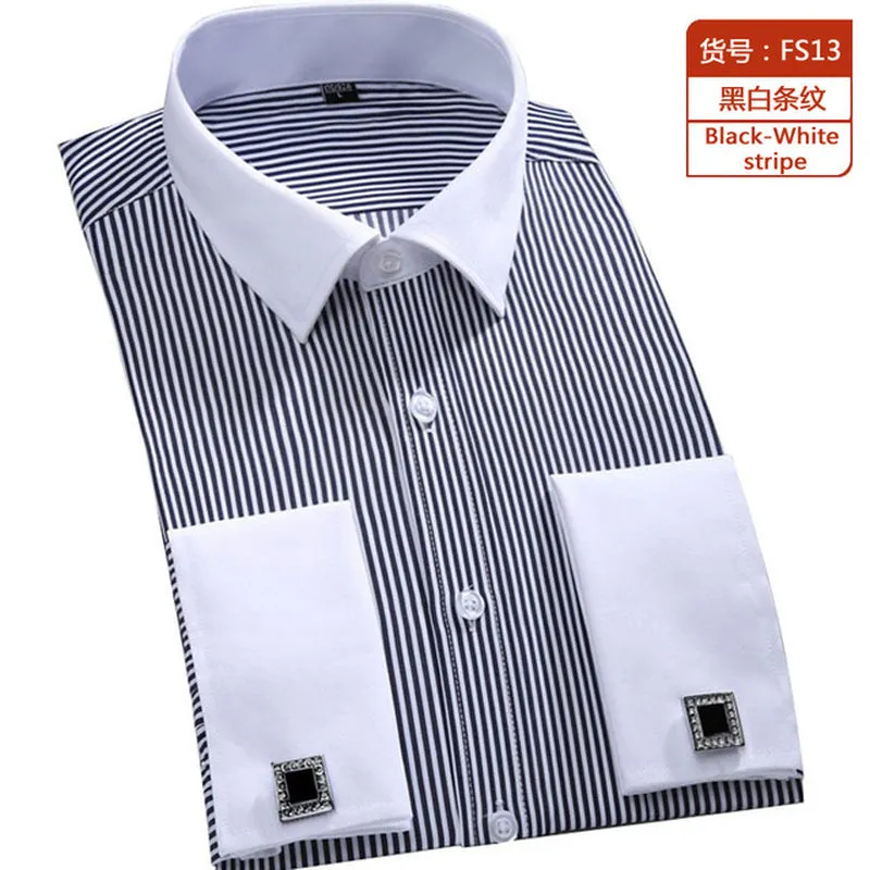 The Manzo Long Sleeve Formal Business Buttons Shirts