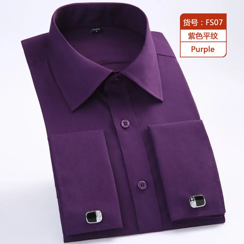 The Manzo Long Sleeve Formal Business Buttons Shirts