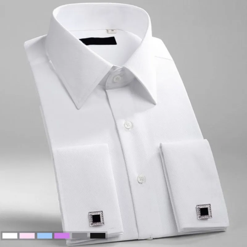 The Manzo Long Sleeve Formal Business Buttons Shirts