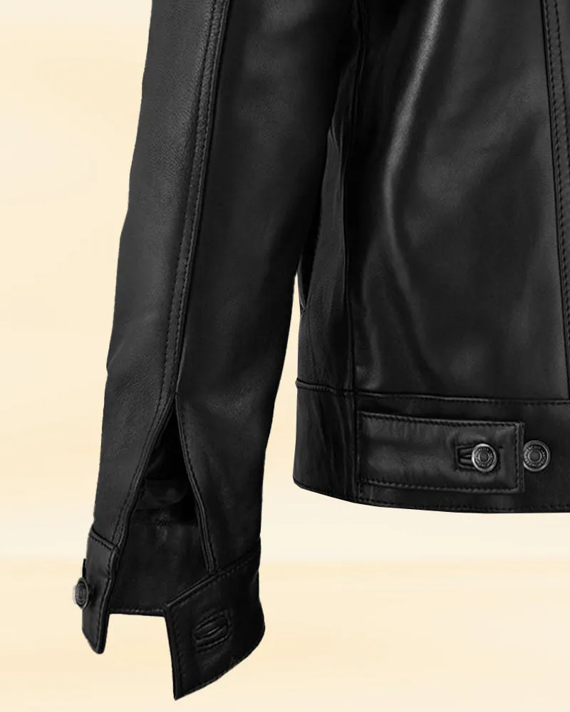 The Pricy Faux Fur Sherpa Leather Jacket
