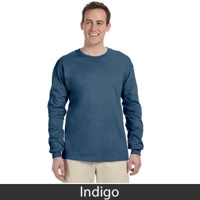 Theta Tau Long-Sleeve Shirt, 2-Pack Bundle Deal - Gildan 2400 - TWILL