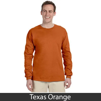 Theta Tau Long-Sleeve Shirt, 2-Pack Bundle Deal - Gildan 2400 - TWILL