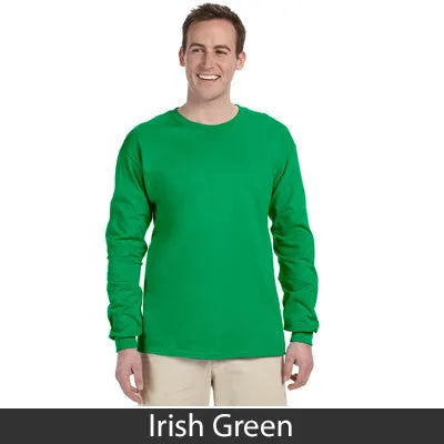 Theta Tau Long-Sleeve Shirt, 2-Pack Bundle Deal - Gildan 2400 - TWILL