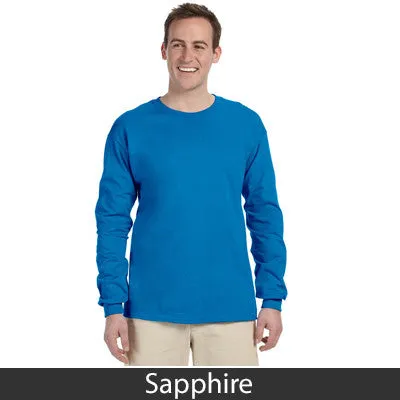 Theta Tau Long-Sleeve Shirt, 2-Pack Bundle Deal - Gildan 2400 - TWILL