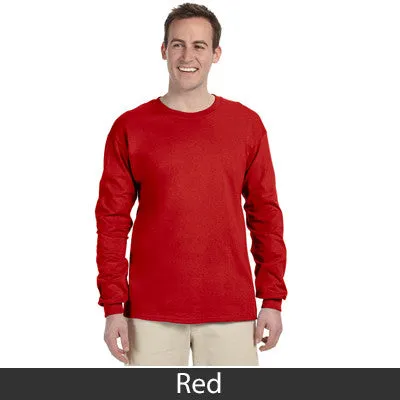 Theta Tau Long-Sleeve Shirt, 2-Pack Bundle Deal - Gildan 2400 - TWILL