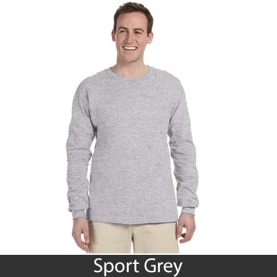 Theta Tau Long-Sleeve Shirt, 2-Pack Bundle Deal - Gildan 2400 - TWILL