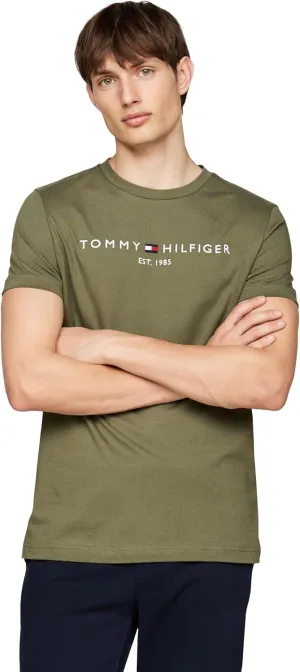 Tommy Hilfiger Men's Short Sleeve Cotton Graphic T-Shirts with Embroidered Logo