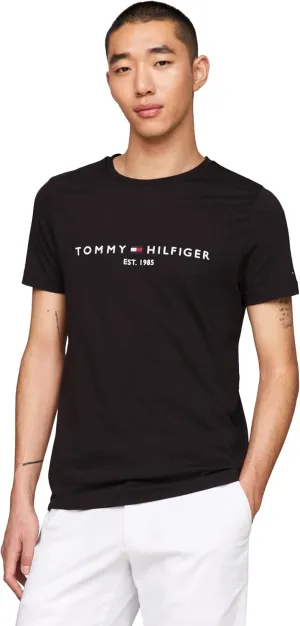Tommy Hilfiger Men's Short Sleeve Cotton Graphic T-Shirts with Embroidered Logo