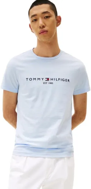 Tommy Hilfiger Men's Short Sleeve Cotton Graphic T-Shirts with Embroidered Logo