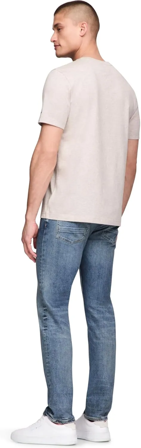 Tommy Hilfiger Men's Short Sleeve Cotton Graphic T-Shirts with Logo, Also Available in Big & Tall
