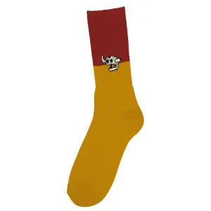 Toy Machine Dead Monster Split Crew Socks Maroon