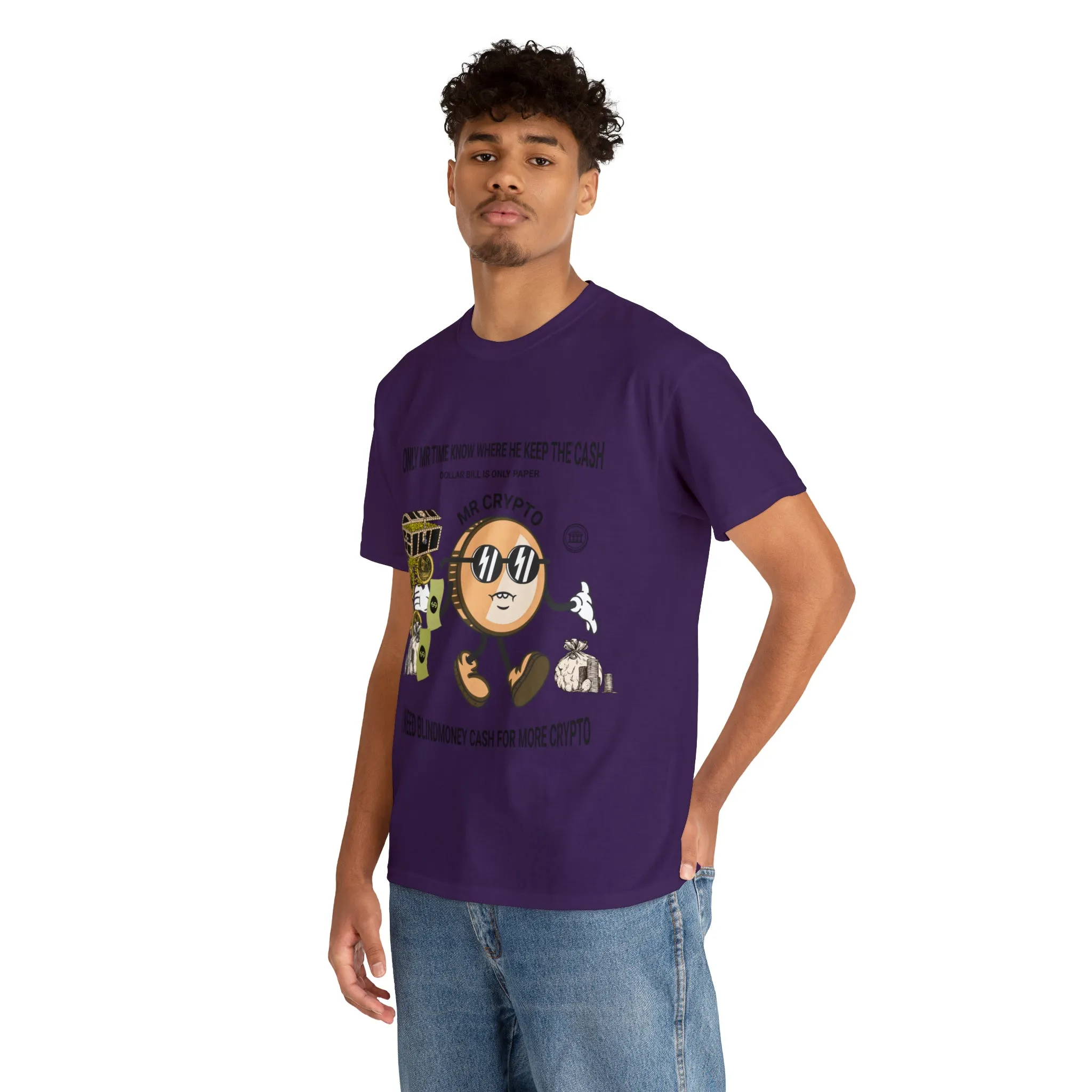 Unisex Heavy Cotton Tee  MR CRYPTO