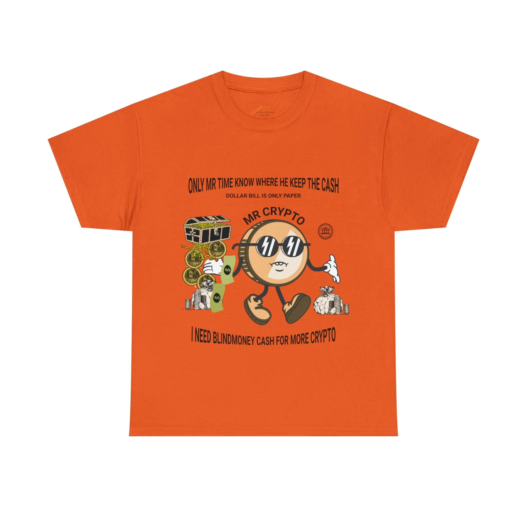 Unisex Heavy Cotton Tee  MR CRYPTO