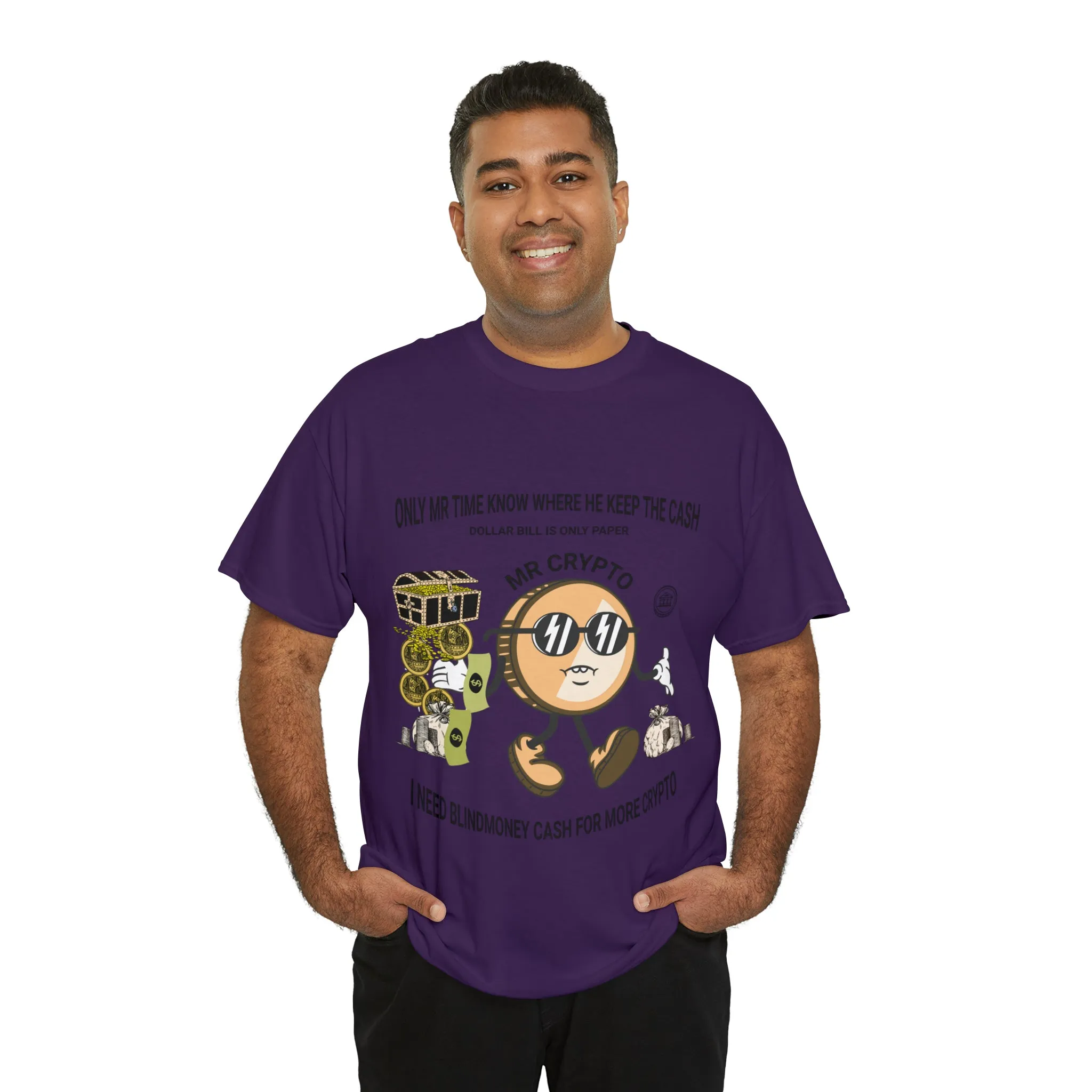 Unisex Heavy Cotton Tee  MR CRYPTO