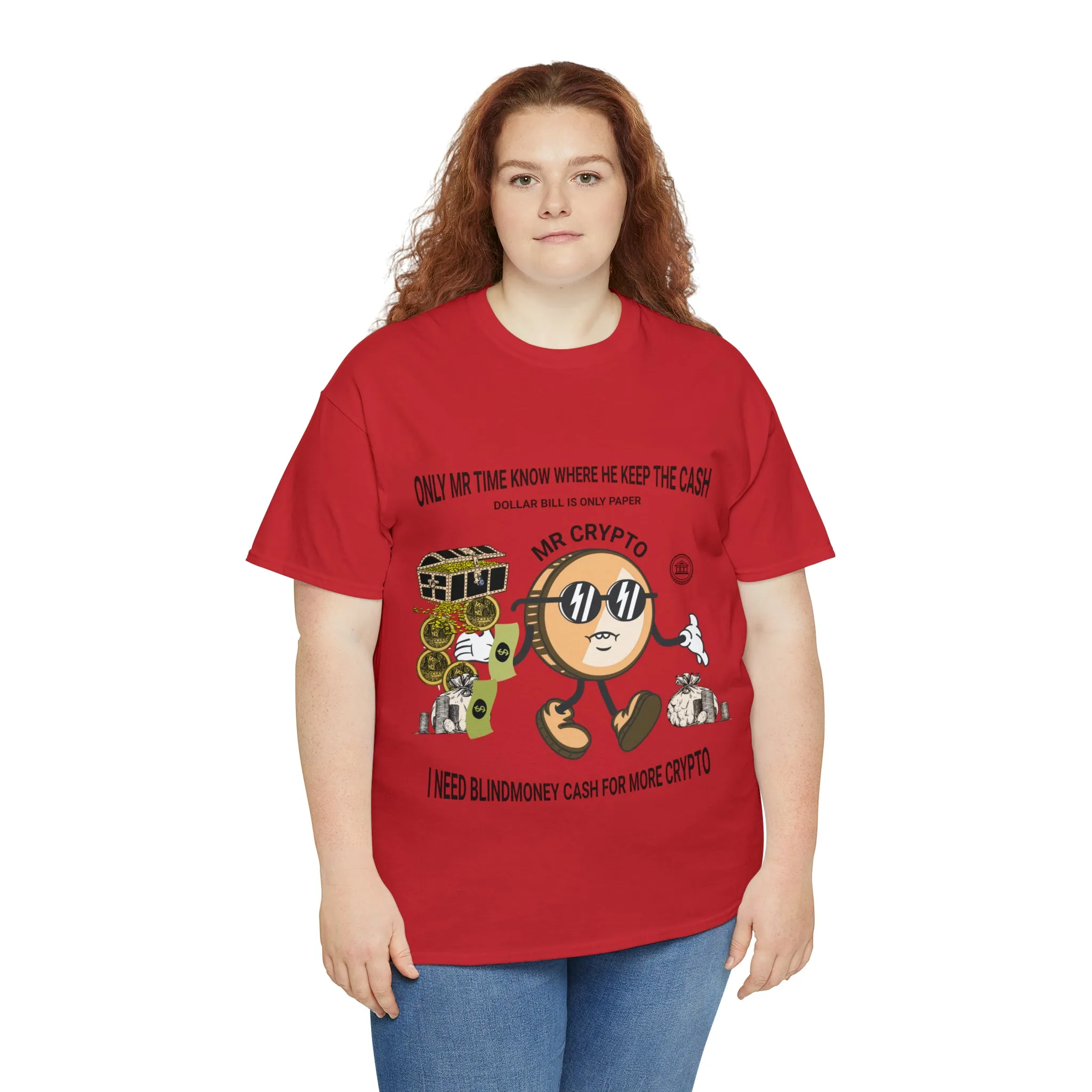 Unisex Heavy Cotton Tee  MR CRYPTO
