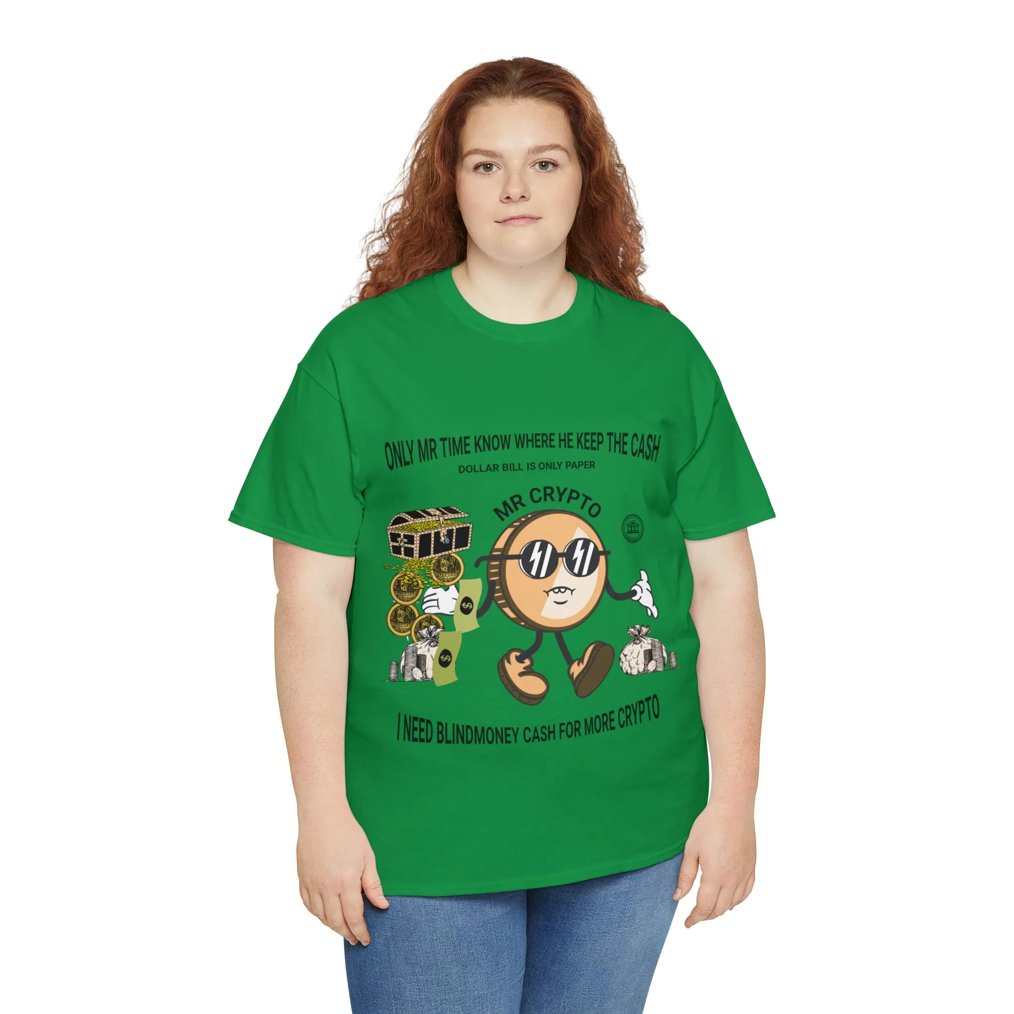 Unisex Heavy Cotton Tee  MR CRYPTO