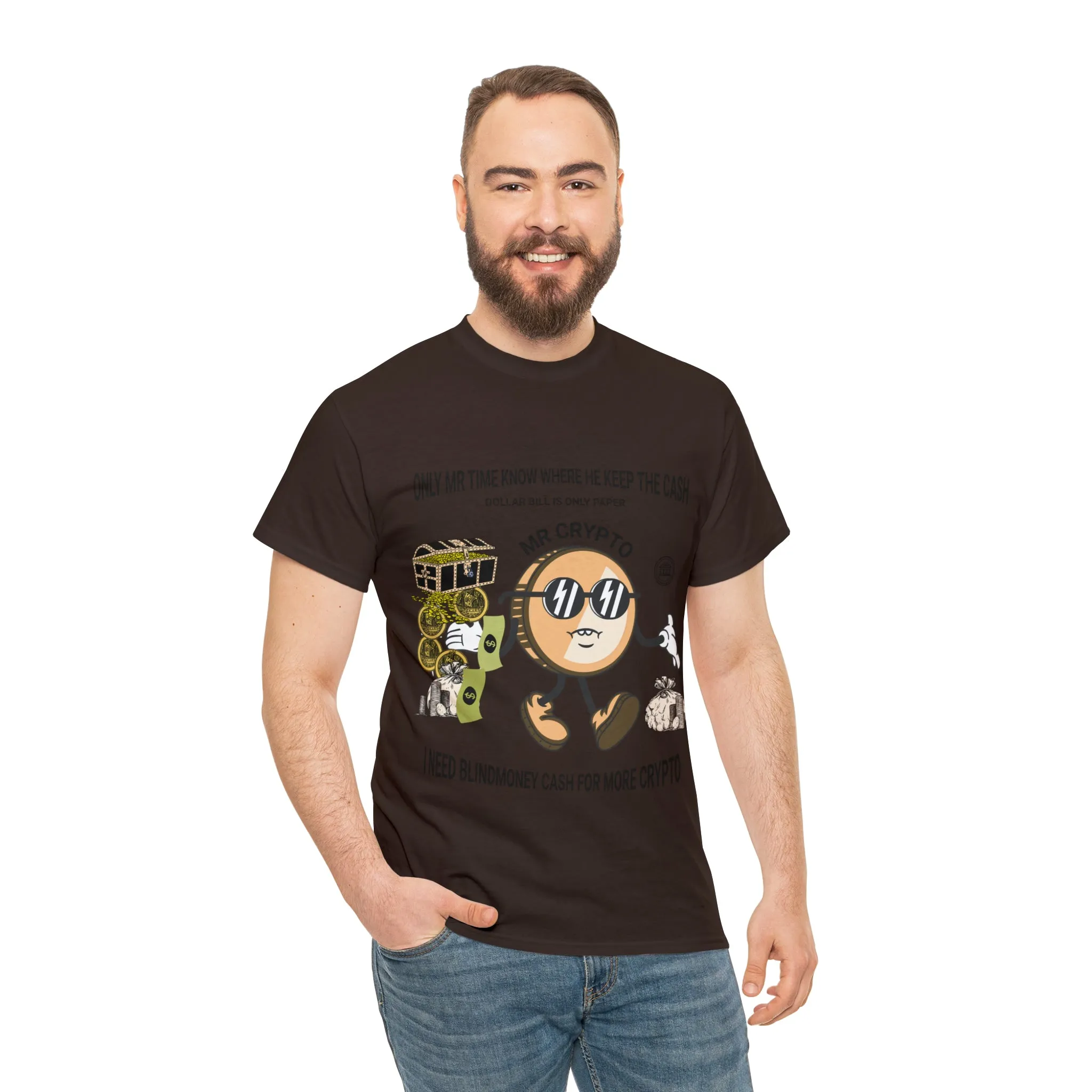 Unisex Heavy Cotton Tee  MR CRYPTO
