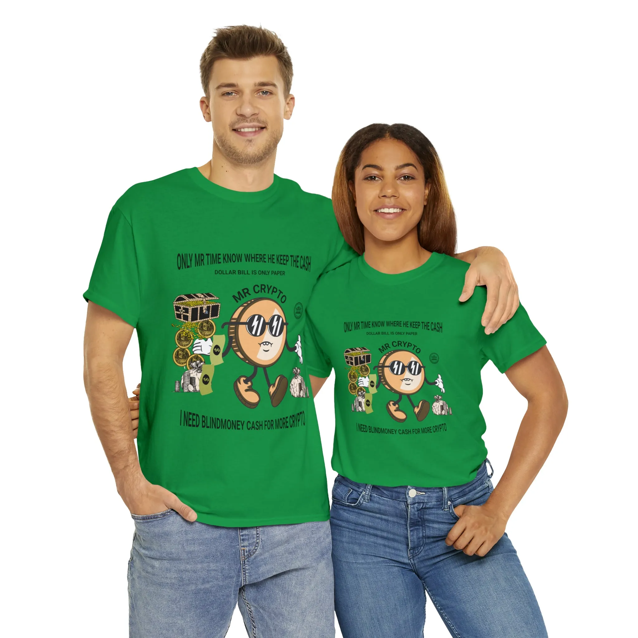 Unisex Heavy Cotton Tee  MR CRYPTO