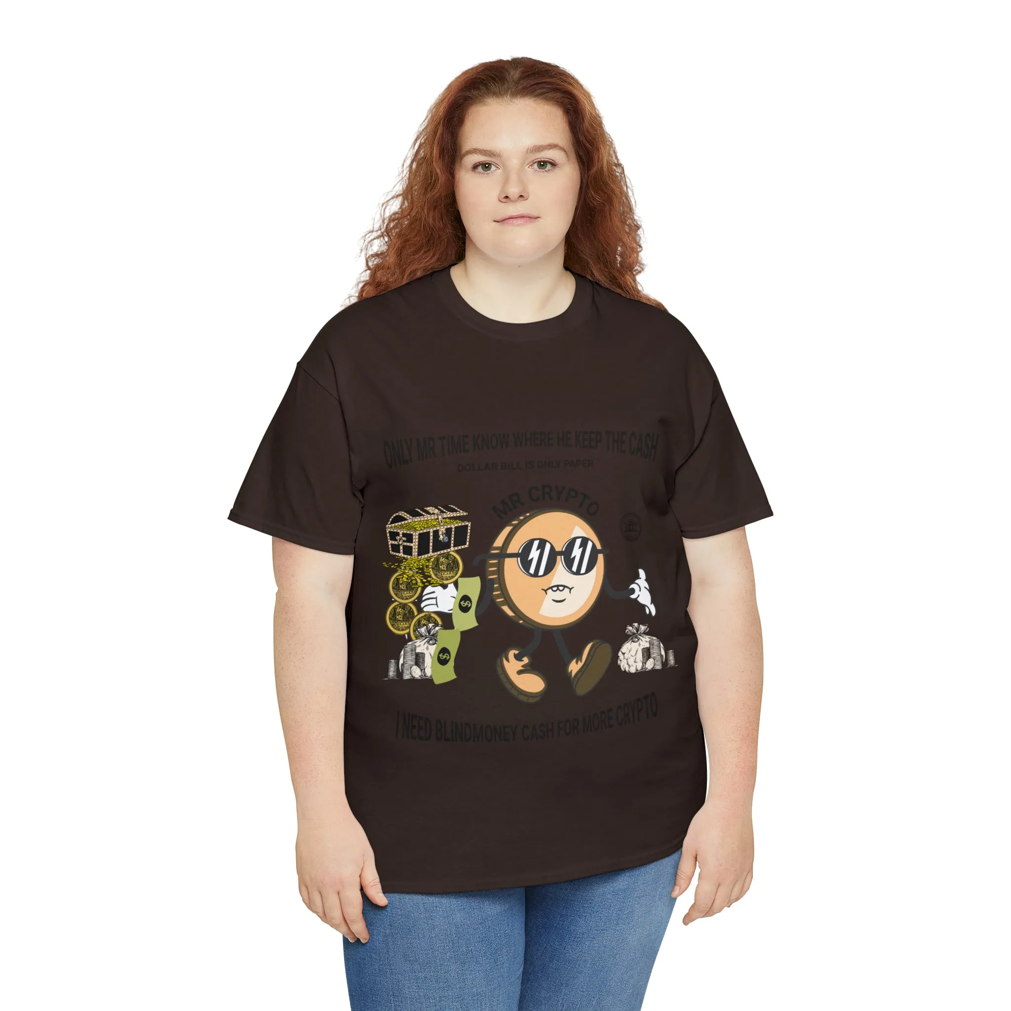 Unisex Heavy Cotton Tee  MR CRYPTO