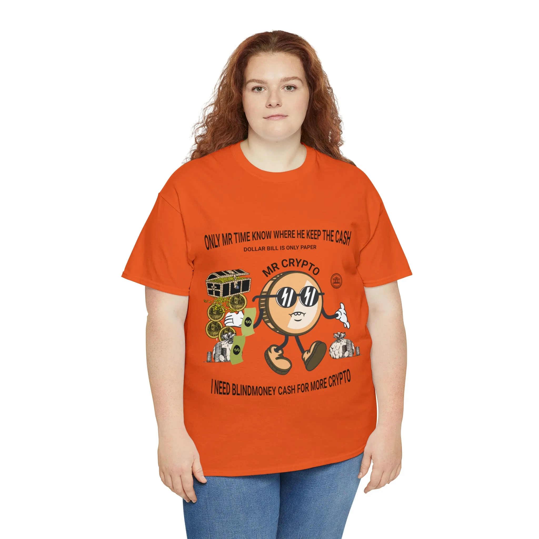 Unisex Heavy Cotton Tee  MR CRYPTO