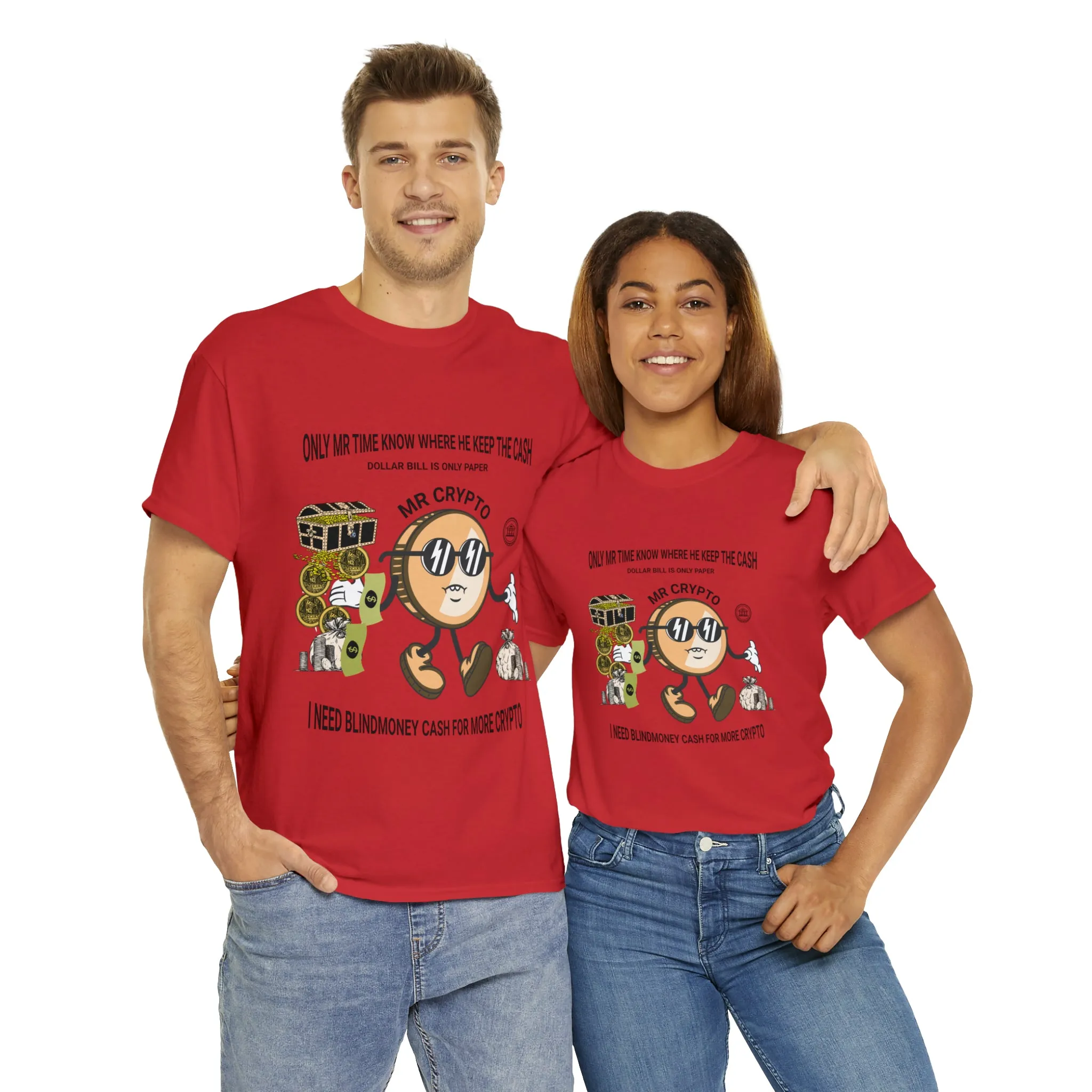 Unisex Heavy Cotton Tee  MR CRYPTO