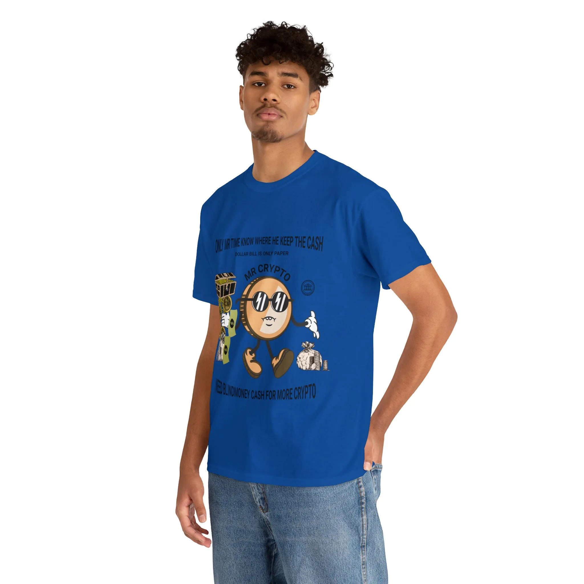 Unisex Heavy Cotton Tee  MR CRYPTO