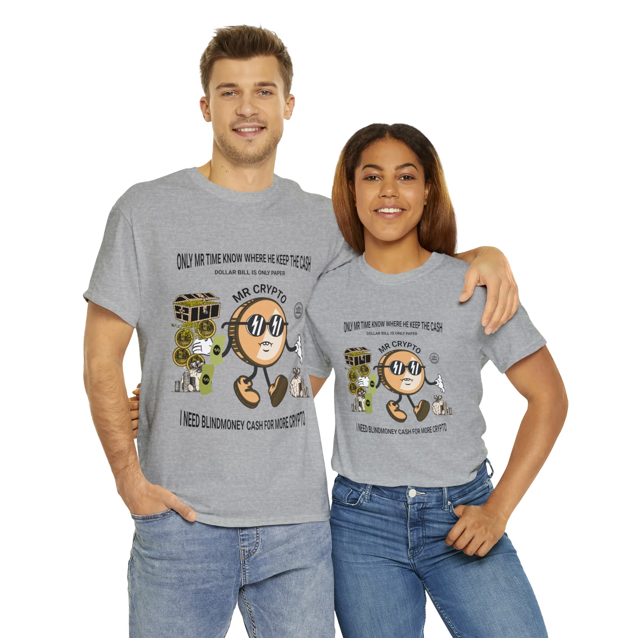 Unisex Heavy Cotton Tee  MR CRYPTO