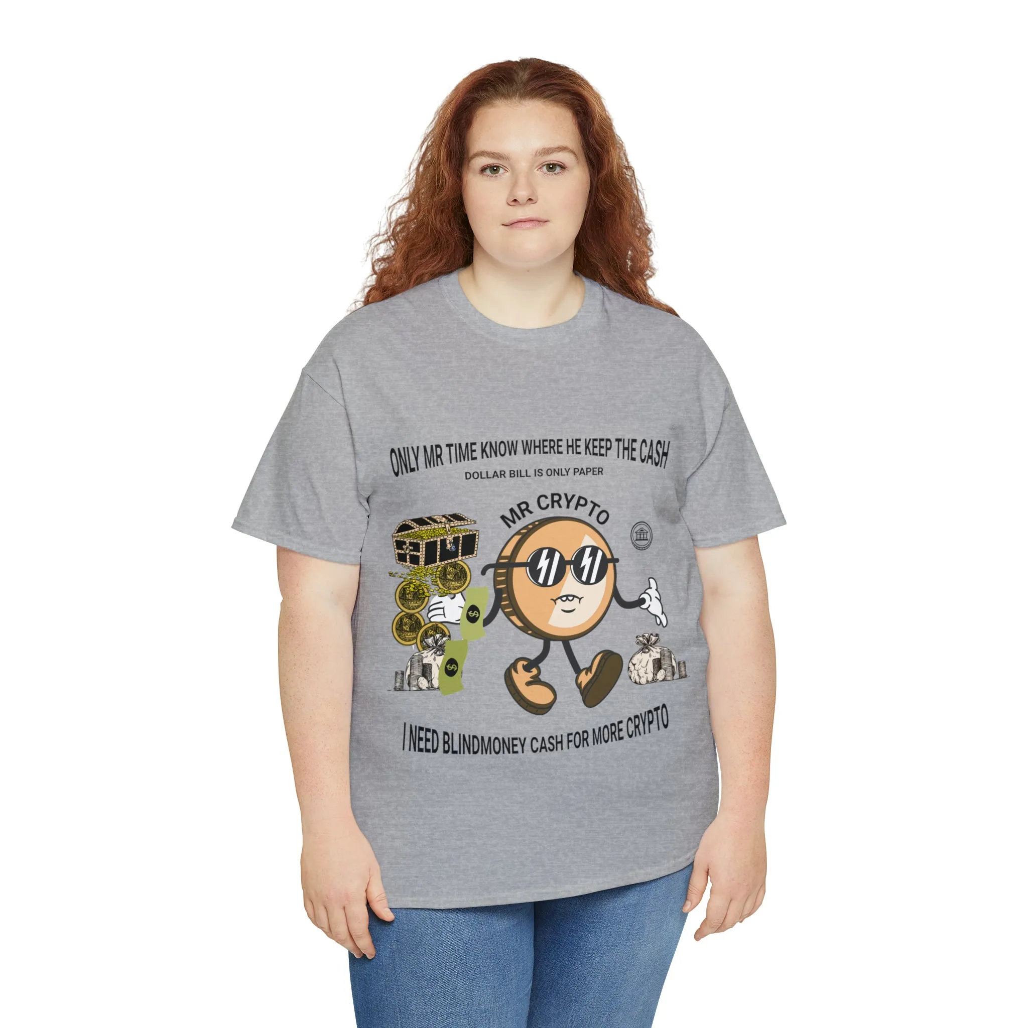 Unisex Heavy Cotton Tee  MR CRYPTO