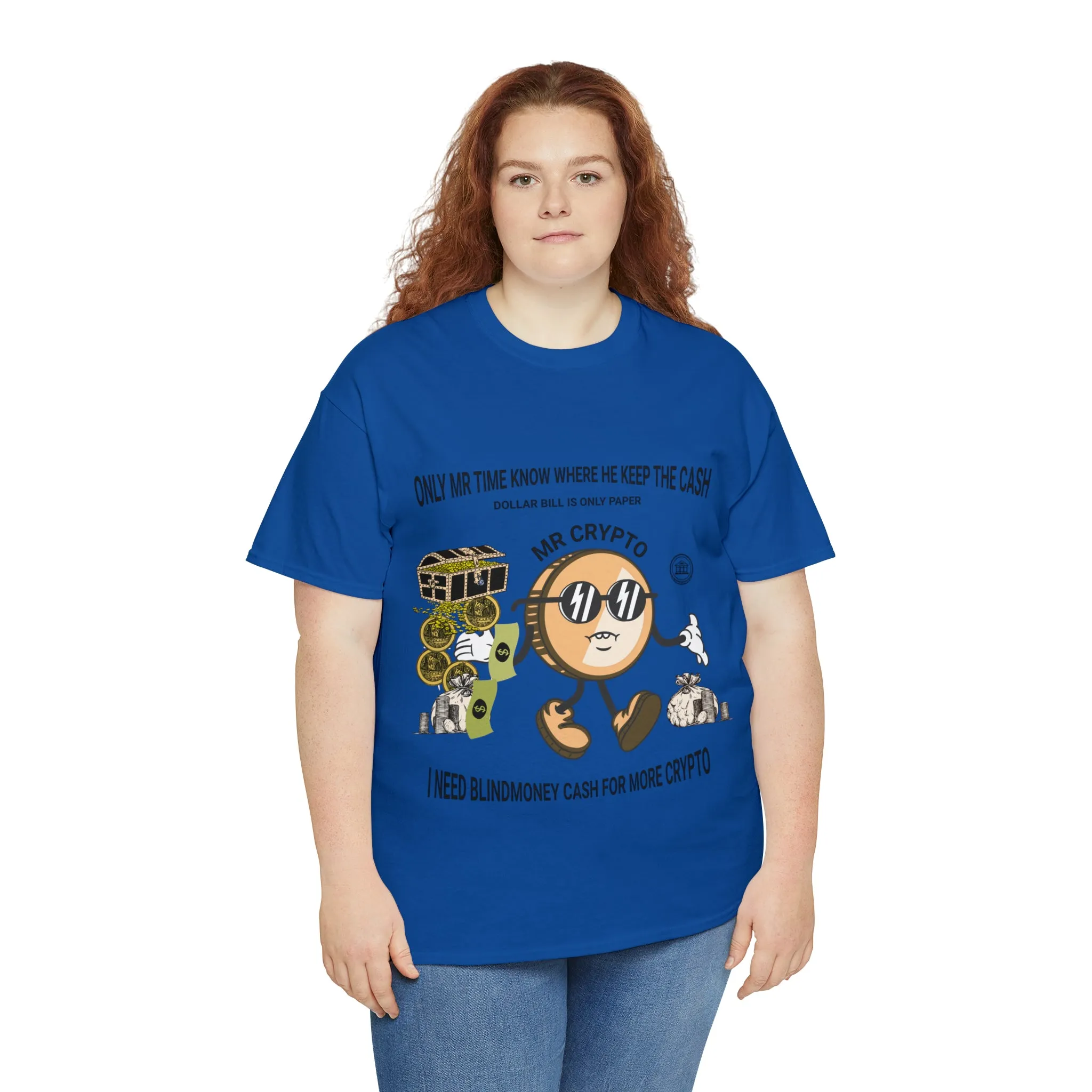 Unisex Heavy Cotton Tee  MR CRYPTO