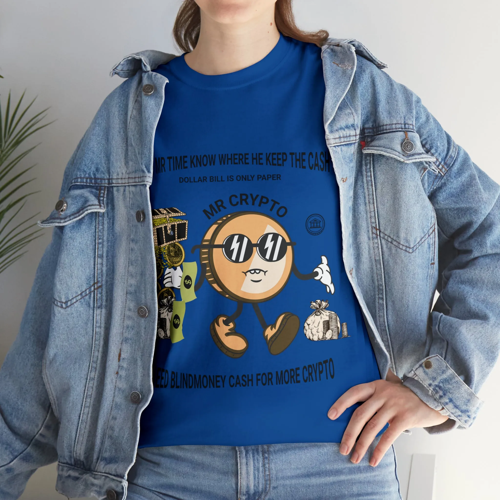 Unisex Heavy Cotton Tee  MR CRYPTO