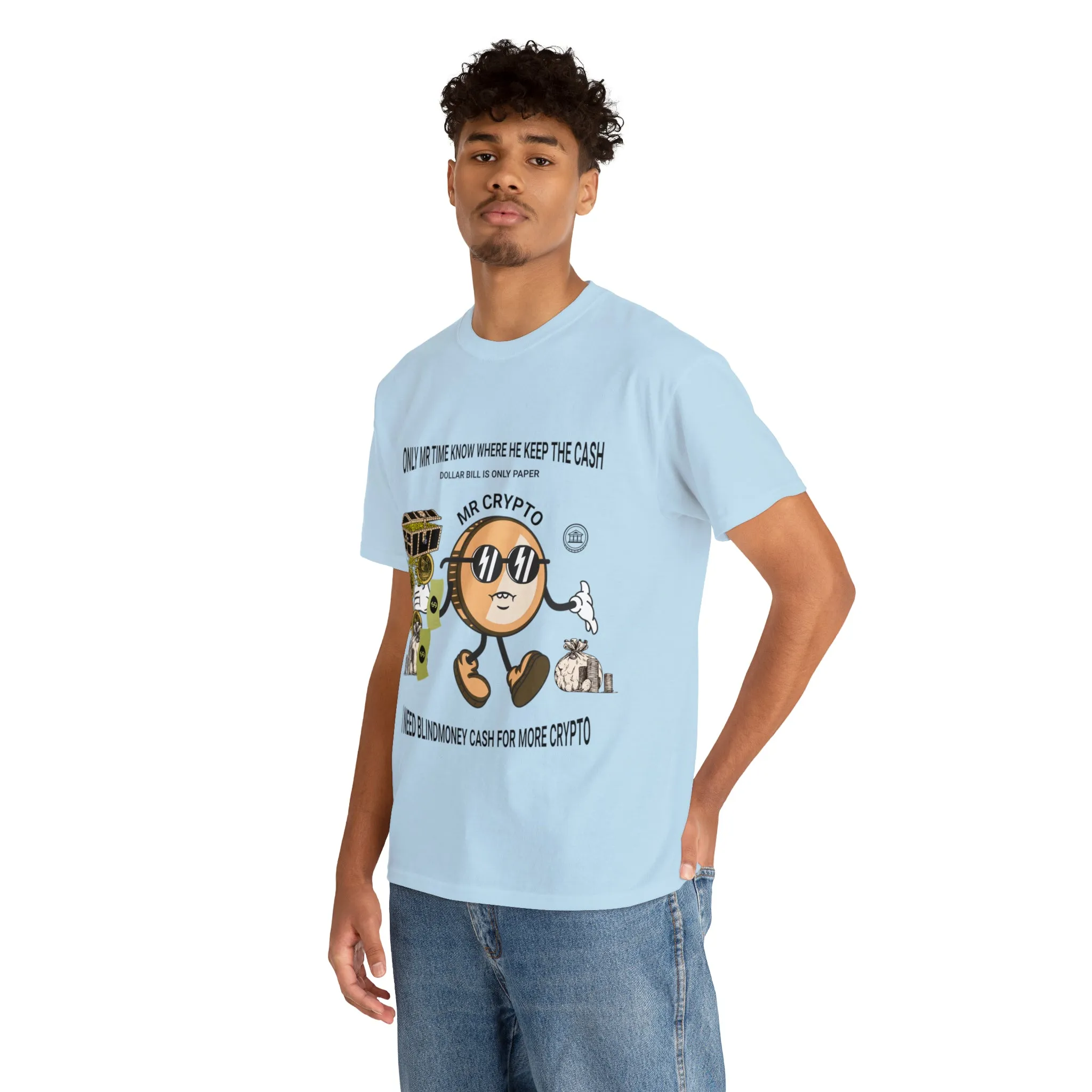 Unisex Heavy Cotton Tee  MR CRYPTO