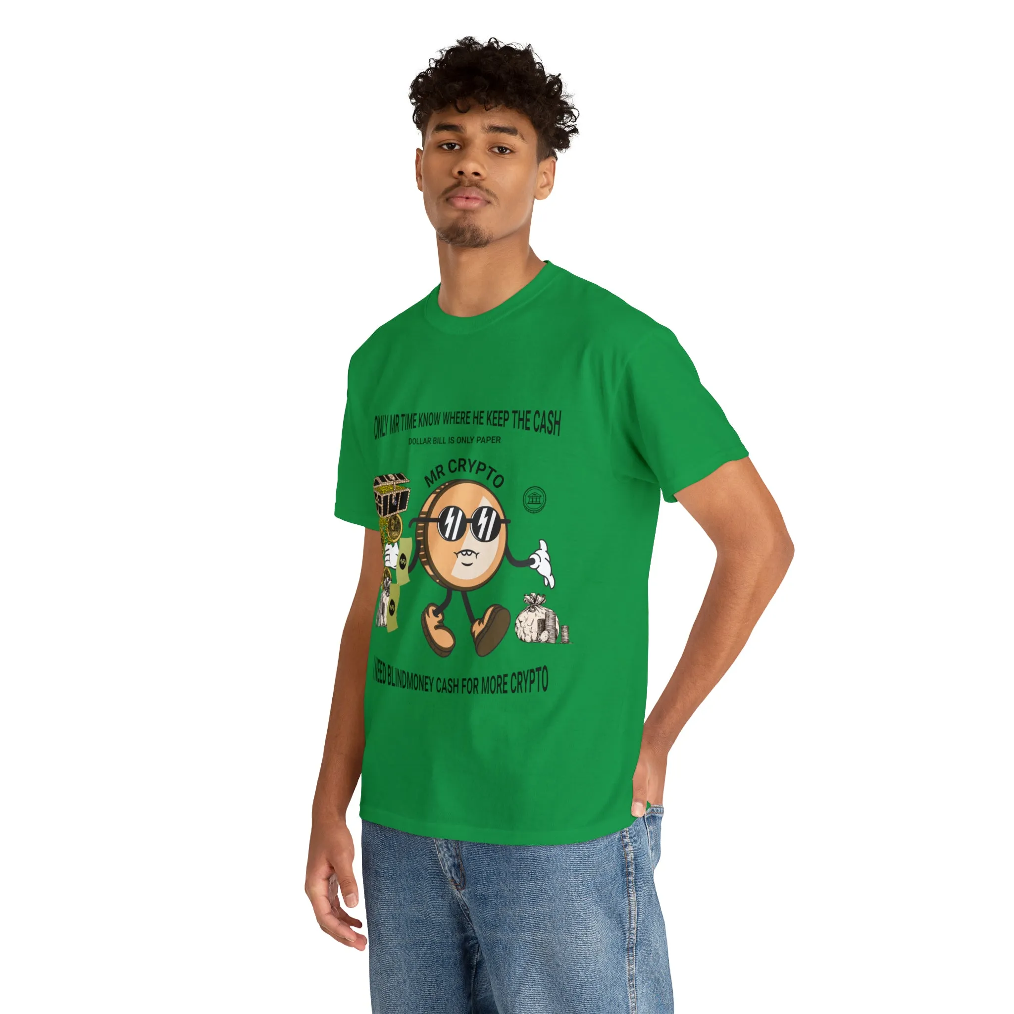 Unisex Heavy Cotton Tee  MR CRYPTO